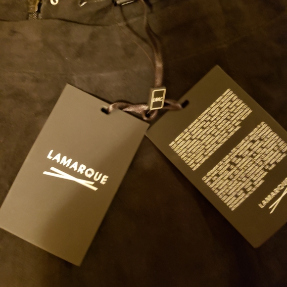 LaMarque Leather Women's Skirt Size 2 - Picture 2 of 2